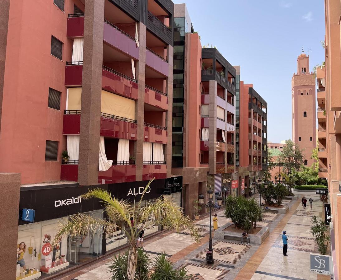 Appartement Haut Standing Gueliz Plaza Avec Vue Marrakesh Luaran gambar