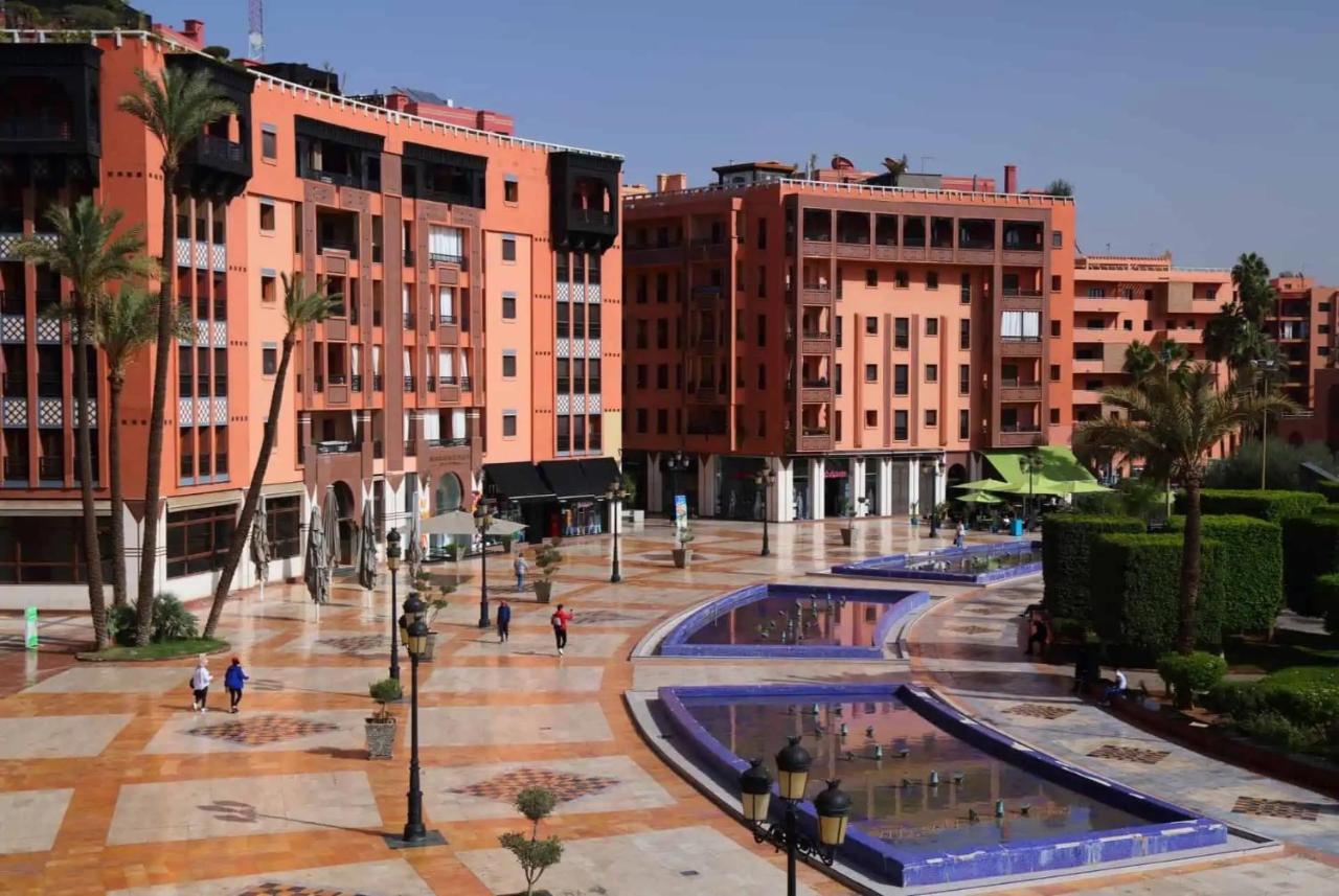 Appartement Haut Standing Gueliz Plaza Avec Vue Marrakesh Luaran gambar