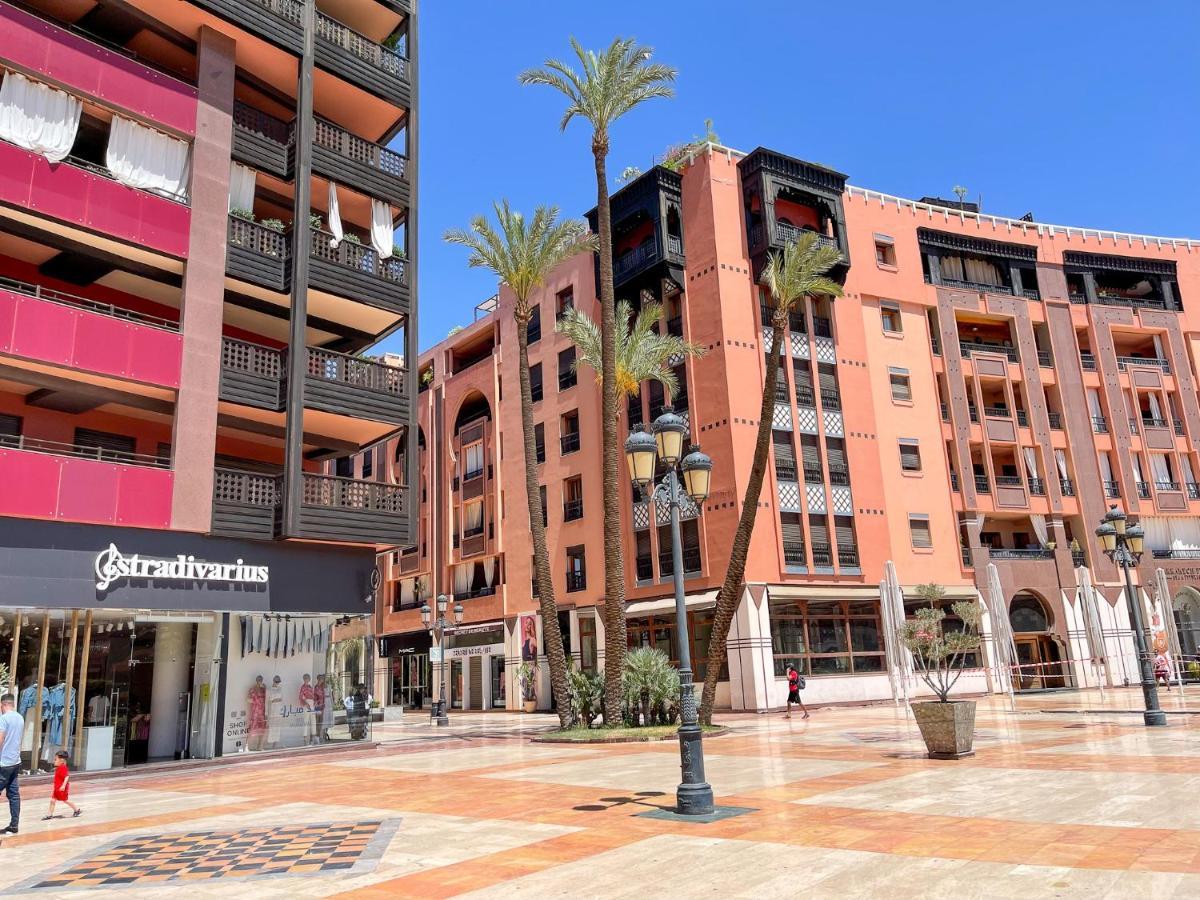 Appartement Haut Standing Gueliz Plaza Avec Vue Marrakesh Luaran gambar