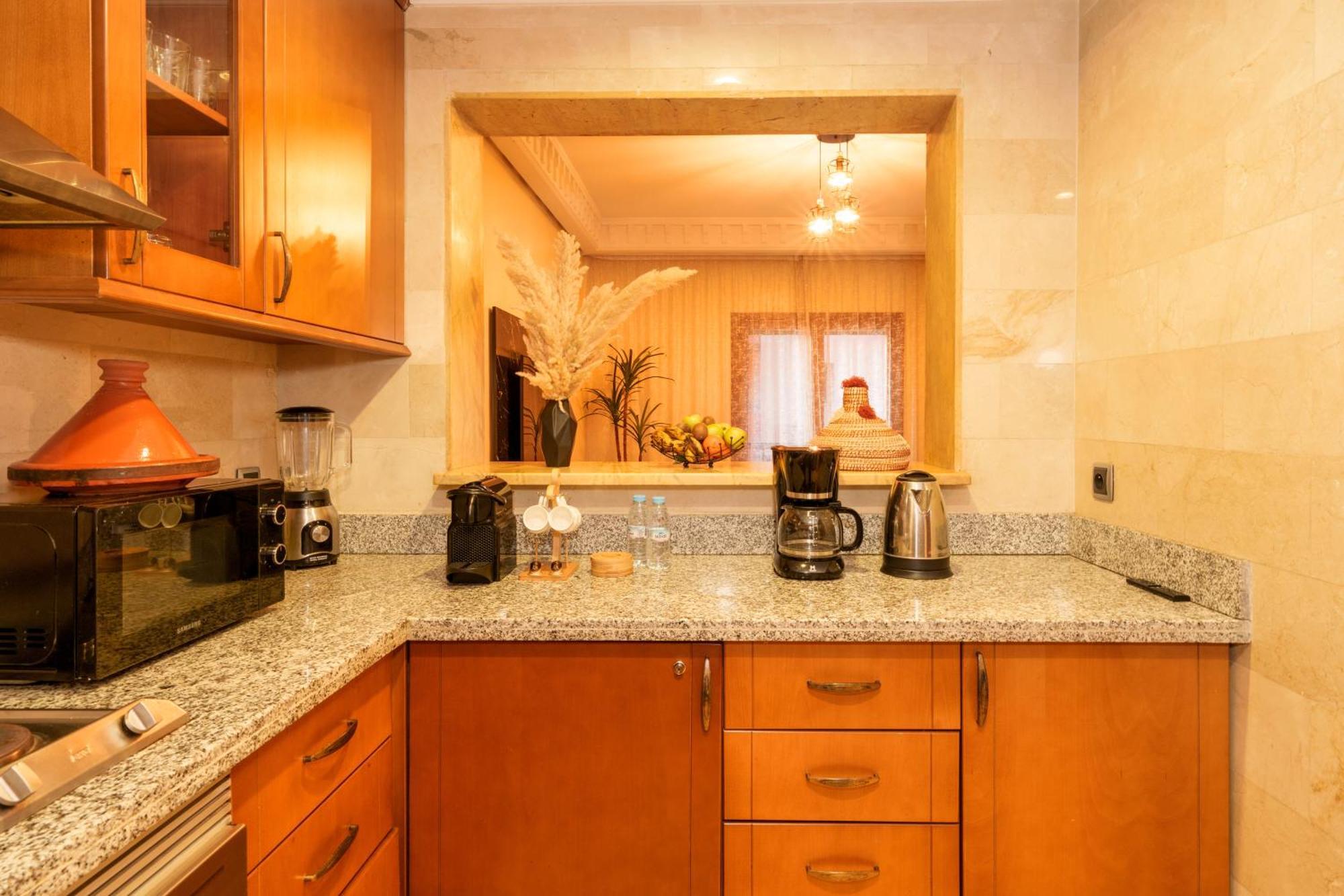 Appartement Haut Standing Gueliz Plaza Avec Vue Marrakesh Luaran gambar