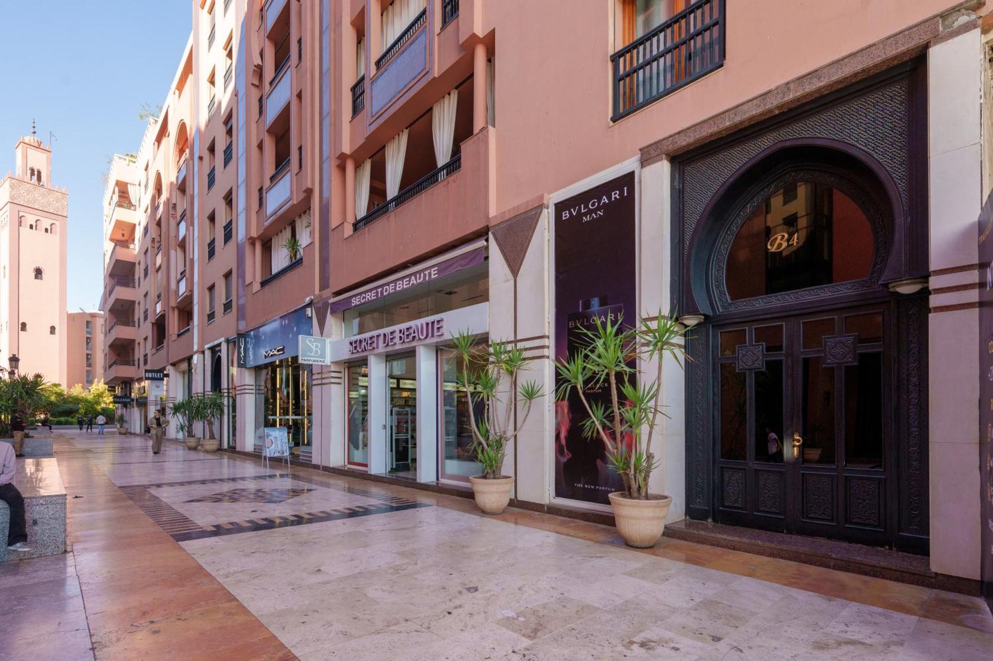 Appartement Haut Standing Gueliz Plaza Avec Vue Marrakesh Luaran gambar